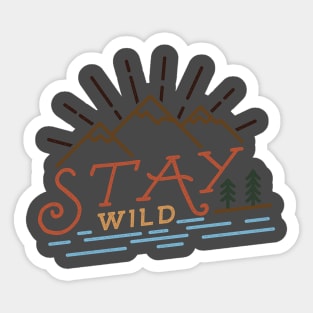 Stay WILD Sticker